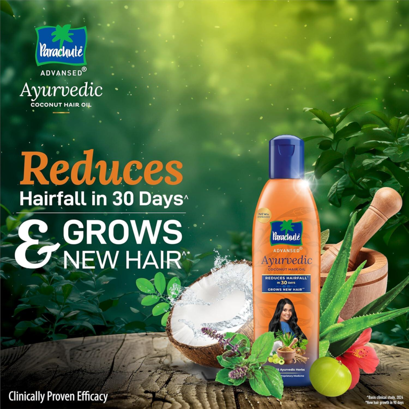 Parachute Advansed Ayurvedic Coconut Hair Oil 180 ml