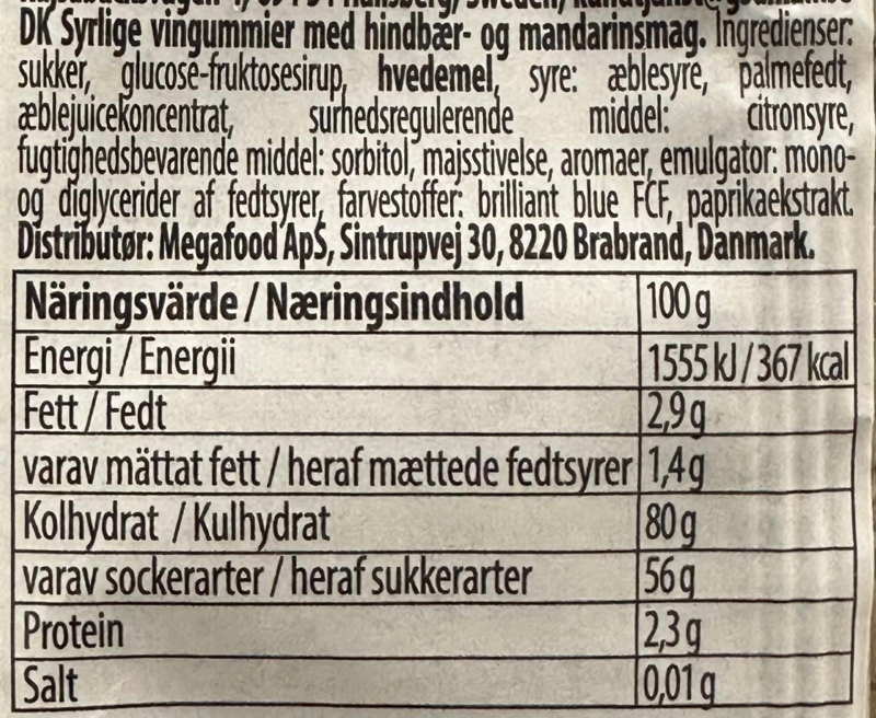 Bebeto happy laces, mandarin raspberry, 75g