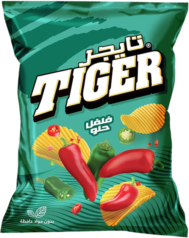 Sød Chili Tiger Chips 90g.