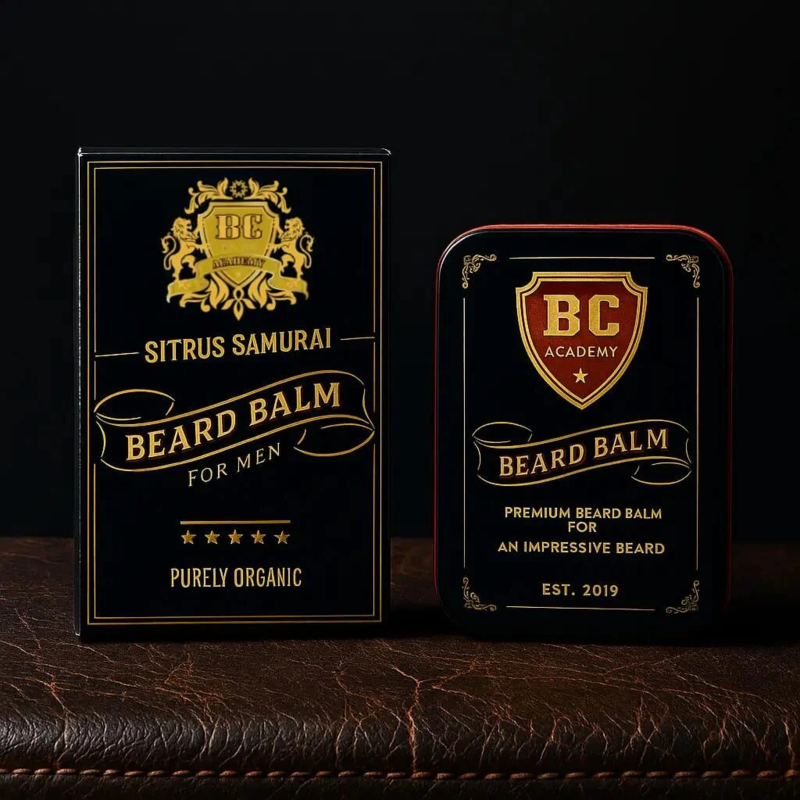 BC Academy Organic Beard Balm - Sitrus Samurai -  55 ml