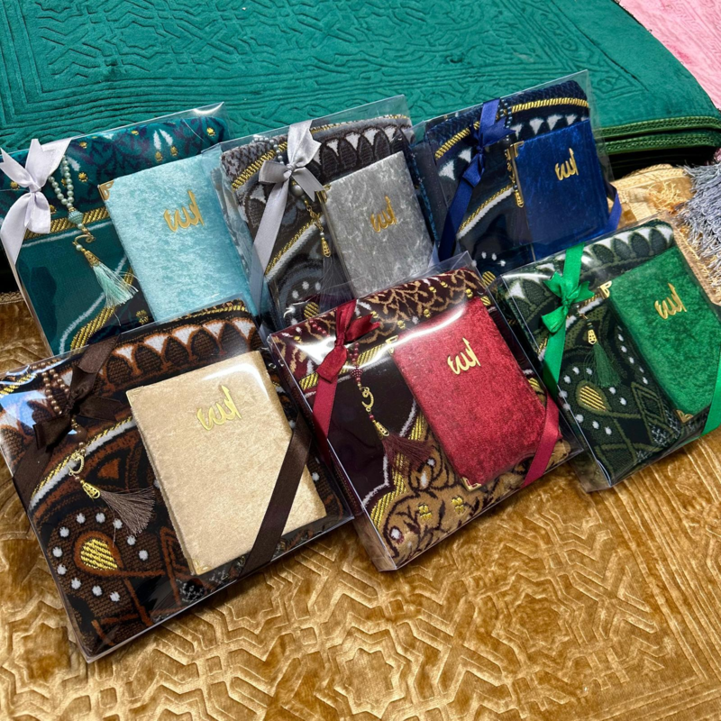 Gavesæt med tyrkisk bedetæppe (6 farver)