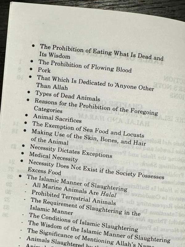 The Lawful and the prohibited in islam