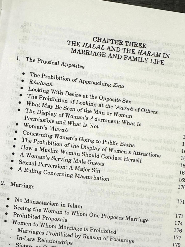 The Lawful and the prohibited in islam