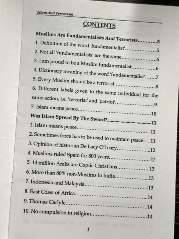 Islam and terrorism by Zakir Naik