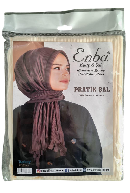 Instant Hijab: Enba Premium Tørklæde