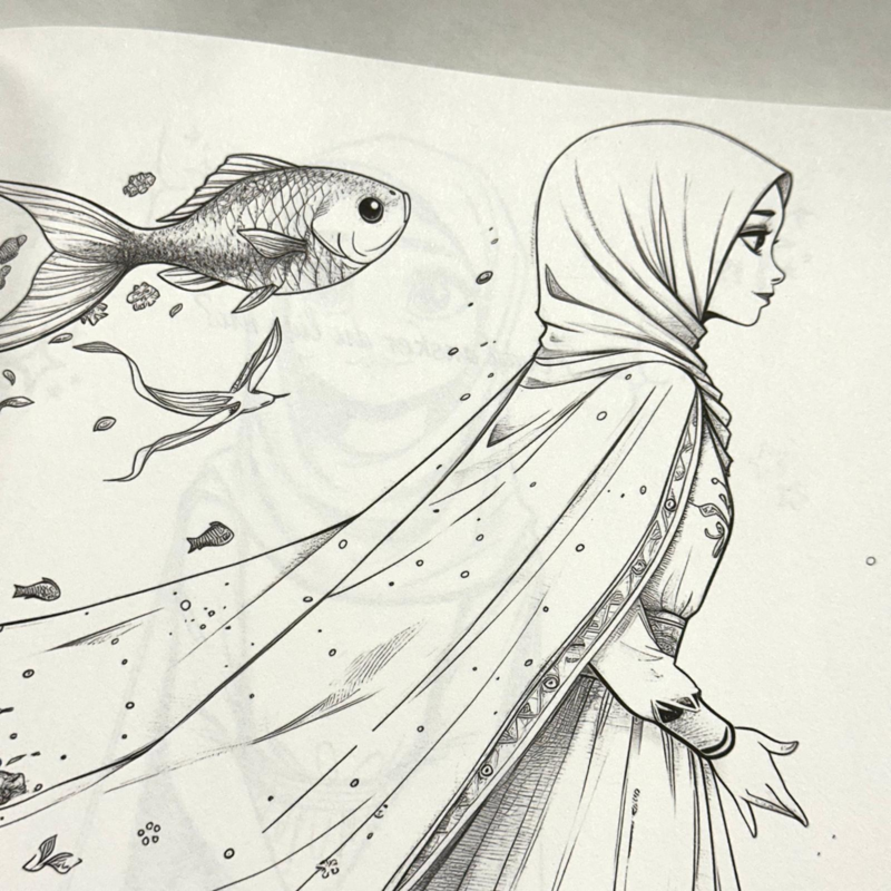 En prinsesse som mig, malebog