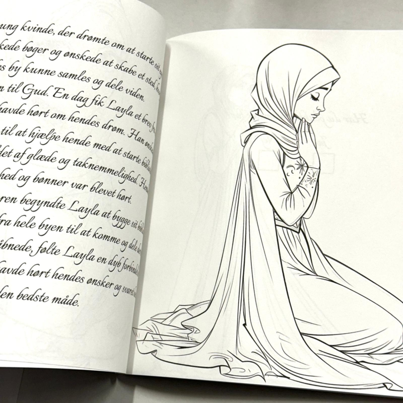 En prinsesse som mig, malebog