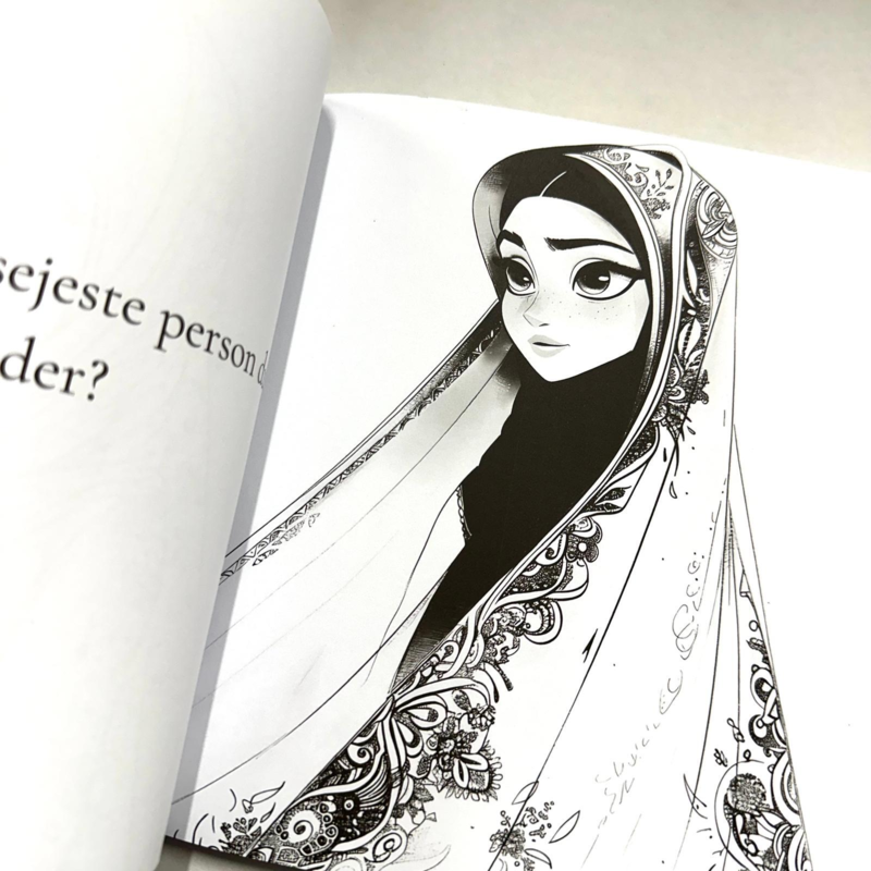 Blomstrende prinsesser som mig, malebog