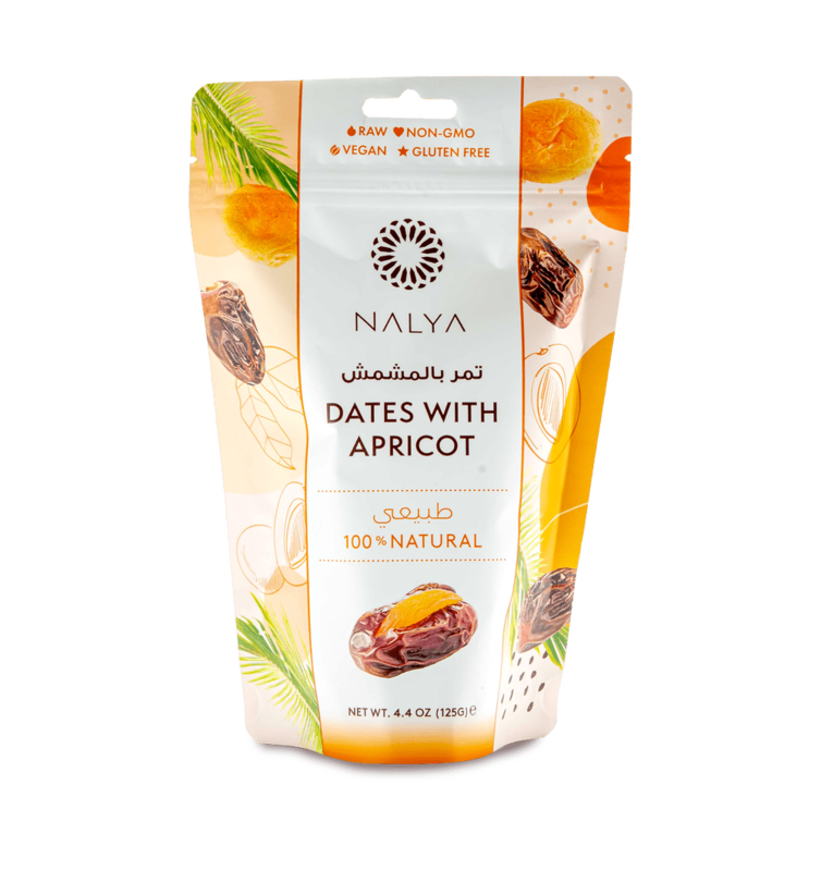 Dadler med abrikos- 125 g.