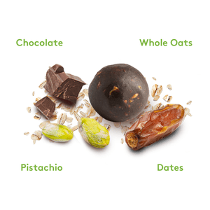 Daddelkugler med pistacienødder 100 g. - SaudiArabien