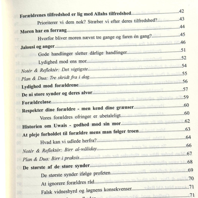 Din rejse mod en smuk karakter (Forældre)