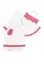Håndlavet børne bedetæppe-sæt i hvid med lyserød hjerter