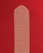 Rød eksklusivt Mashrabiya designer Bedetæppe (kun Afhentning)