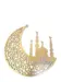 Eid Mubarak Træpynt Guld 10 cm