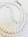 Hvid Tasbeeh med Stor Perler ( 99 perler)