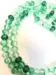 Grøn / Hvid tasbeeh med stor perler ( 99 perler)
