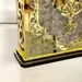 Luksus koranholder med koran i mørk/guld marmor look
