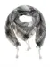 Palestina Halsduk, Keffiyeh, Vit med Lila/Grön