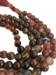 Dark Red Tasbih 99 Perler Agate Sten