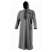 Grå thobe med hætte