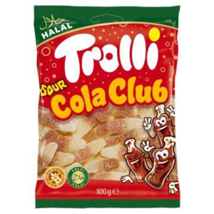 Sour Cola,Trolli, 100 gr (Halalversion)