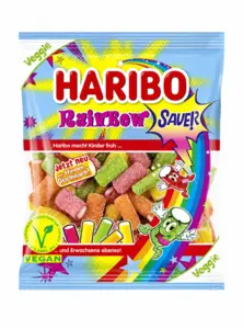 Rainbow Sauer (vegan) Haribo 160g (Skarp pris)