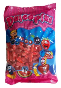 Sour Strawberry Mini Pencils, Dulceplus 1kg