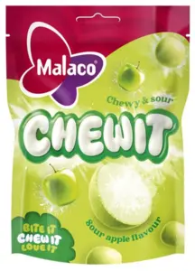 Chewit Sour Apple, Malaco 115g