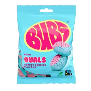 Forrest Berries Sour Ovals, Bubs 90g