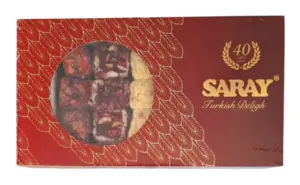 Lokum med Hasselnøddecreme, Saray 400g