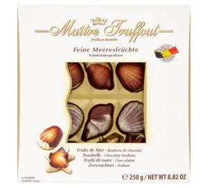 Praline Seashells (Hvid), Maitre Truffout 250 g
