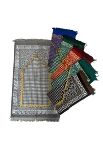 Mihrab Bedetæpper med Meander Kant Design