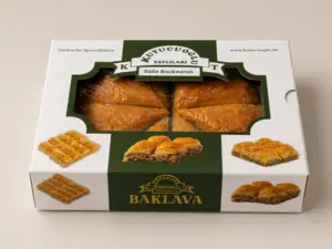 Håndlavet baklava med nødder fra Kutucuglu, 800 g