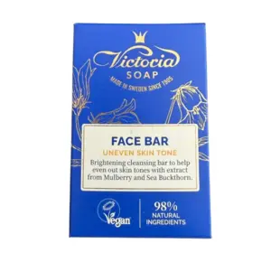 Ansigtsbar til ujævn hudtone, Victoria Soap 90g