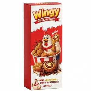 Crunch Crispy, Wingy Chocolate, 50g