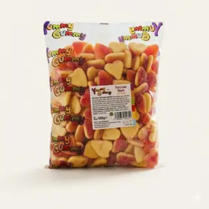 Fizzy Love Hearts, Yummy Gummy  1kg