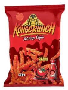 ketchup Style chips Kongcrunch, 90 g