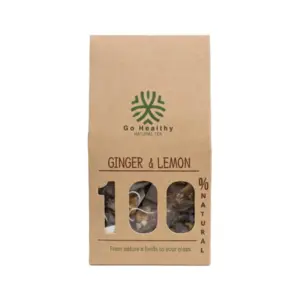 Ingefær & Citron te, Go Healthy Natural Tea 80 g