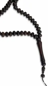 Ebony/Ibenholt Træ Tasbih, 99 Perler