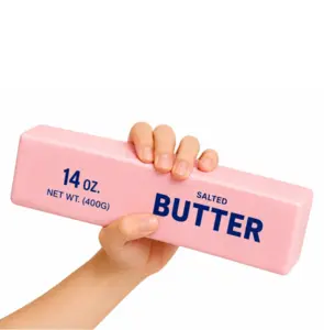 XL pink butter Squishy Dumpling