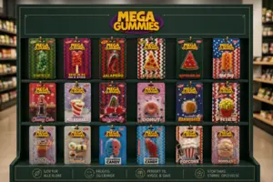 Mega Gummies 120g (findes i flere varianter)