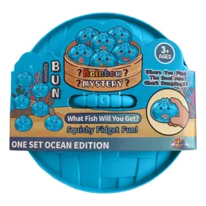 Squishy Bun, mystery box, Stor (Ocean Edition)