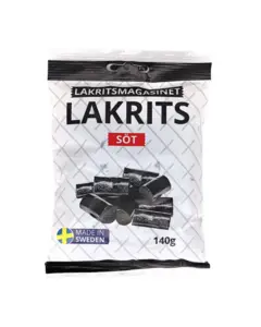 Lakrits sød, Lakritsmagasinet, 140g