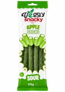 Apple Sour Sticks - Veggy Snacky - 170 g