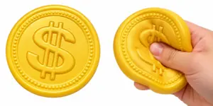 Golden Coin Squishy