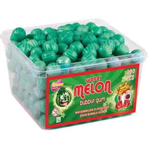 Watermelon Flavoured Sour Bubble Gum - ilham sweets - 1500g