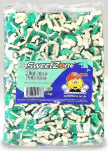 Mini Blue Dolphins Sweetzone 1kg (Bedst før 11/26)