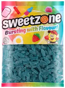 Fizzy Blue Raspberry Bottles Sweetzone 1kg