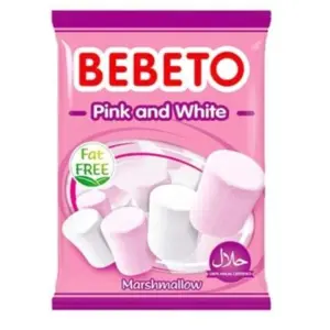 Pink & White Marshmallow Bebeto 60g