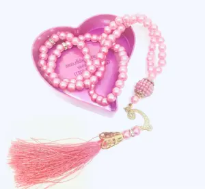 Perle Tasbeeh i Pink (99 perler)